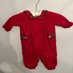 Cecil and Lou boys Christmas romper